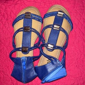 ROYAL BLUE SANDALS
